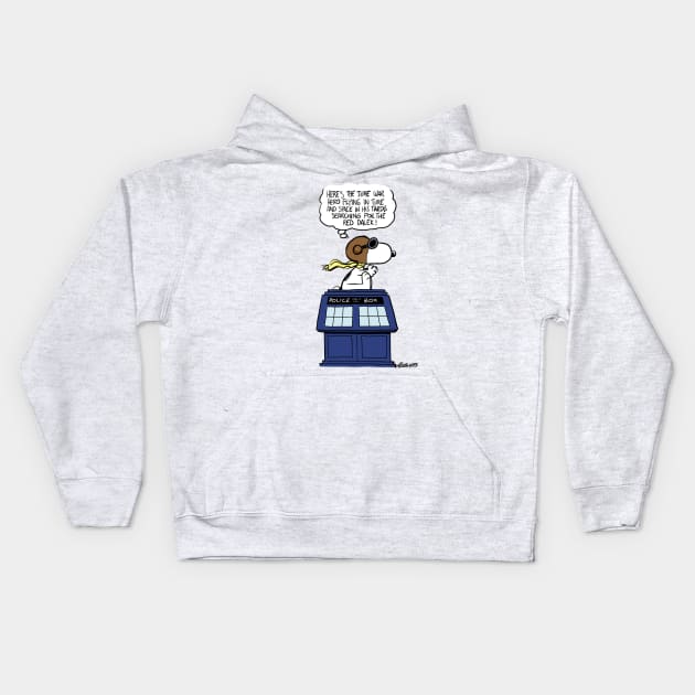 The time war hero Kids Hoodie by Albo